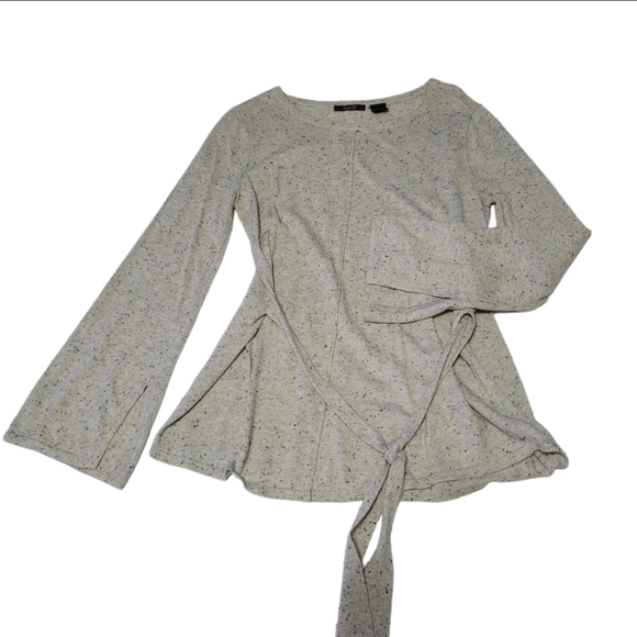 heather B    Women's   Size S    Sweater   Top   Speckled Heather Gray - Picture 5 of 8